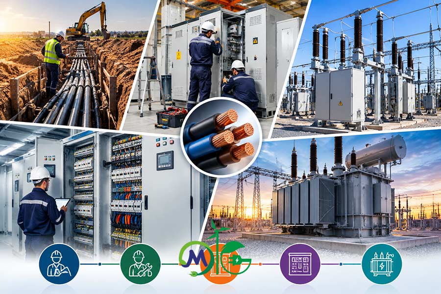 Alt Yapı ve Saha Çalışmaları, Ekipman Montajı, OG Hücreler - MRG Teknik Elektrik